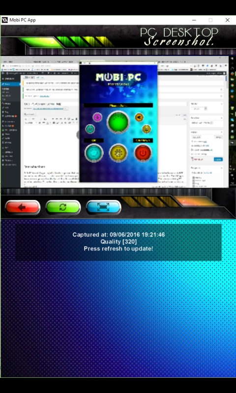 Mobi PC App Screen Capture