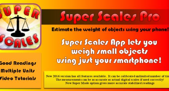 super scales free digital scale app